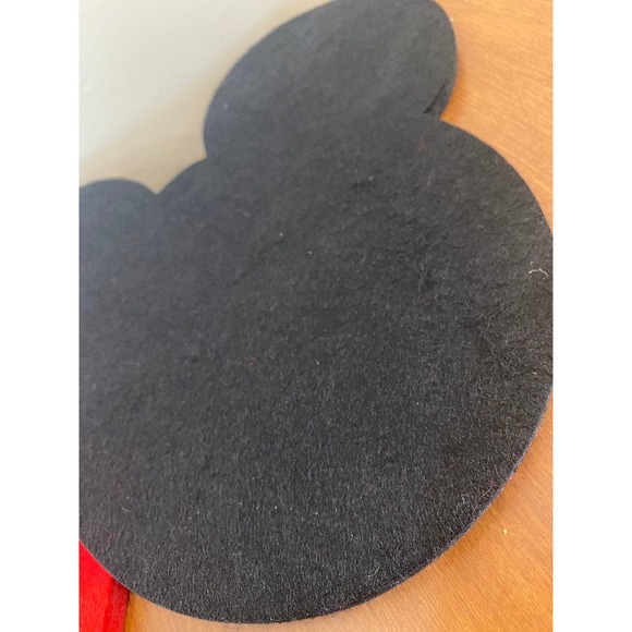 Black & Red Mickey Mouse Foam Head Signs Decorations Crafts - Picture 6 of 6